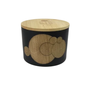 Cirkulær Ebenholt Candle