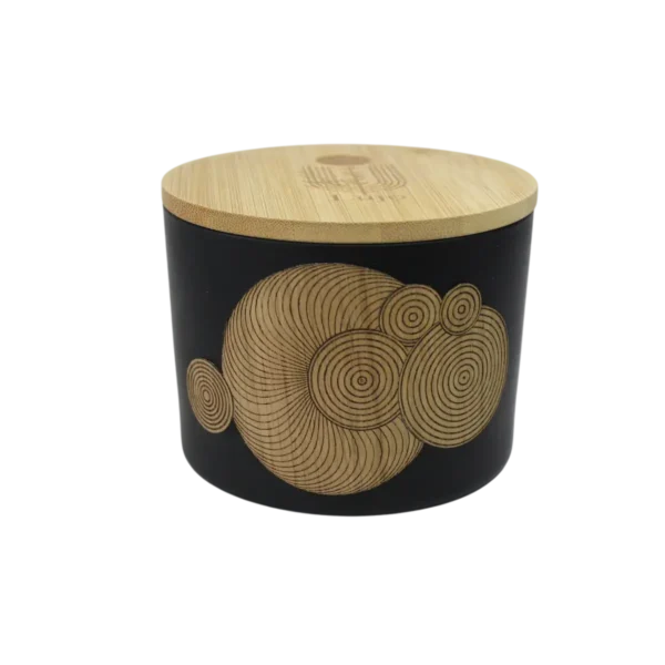 Cirkulær Ebenholt Candle