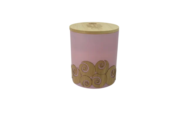 Rosa Hvisken Candle